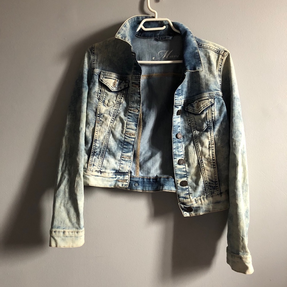 Acid Wash Denim Jacket
